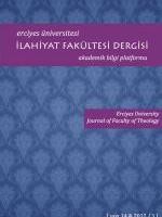 Erciyes Üniversitesi İlahiyat Fakültesi Dergisi-Cover