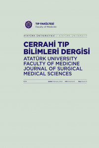 Atatürk Üniversitesi Tıp Fakültesi Cerrahi Tıp Bilimleri Dergisi-Cover