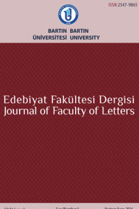 Bartın Üniversitesi Edebiyat Fakültesi Dergisi-Cover