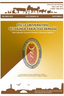 Dicle Üniversitesi Veteriner Fakültesi Dergisi-Cover