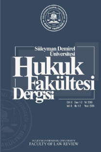 Süleyman Demirel Üniversitesi Hukuk Fakültesi Dergisi-Cover
