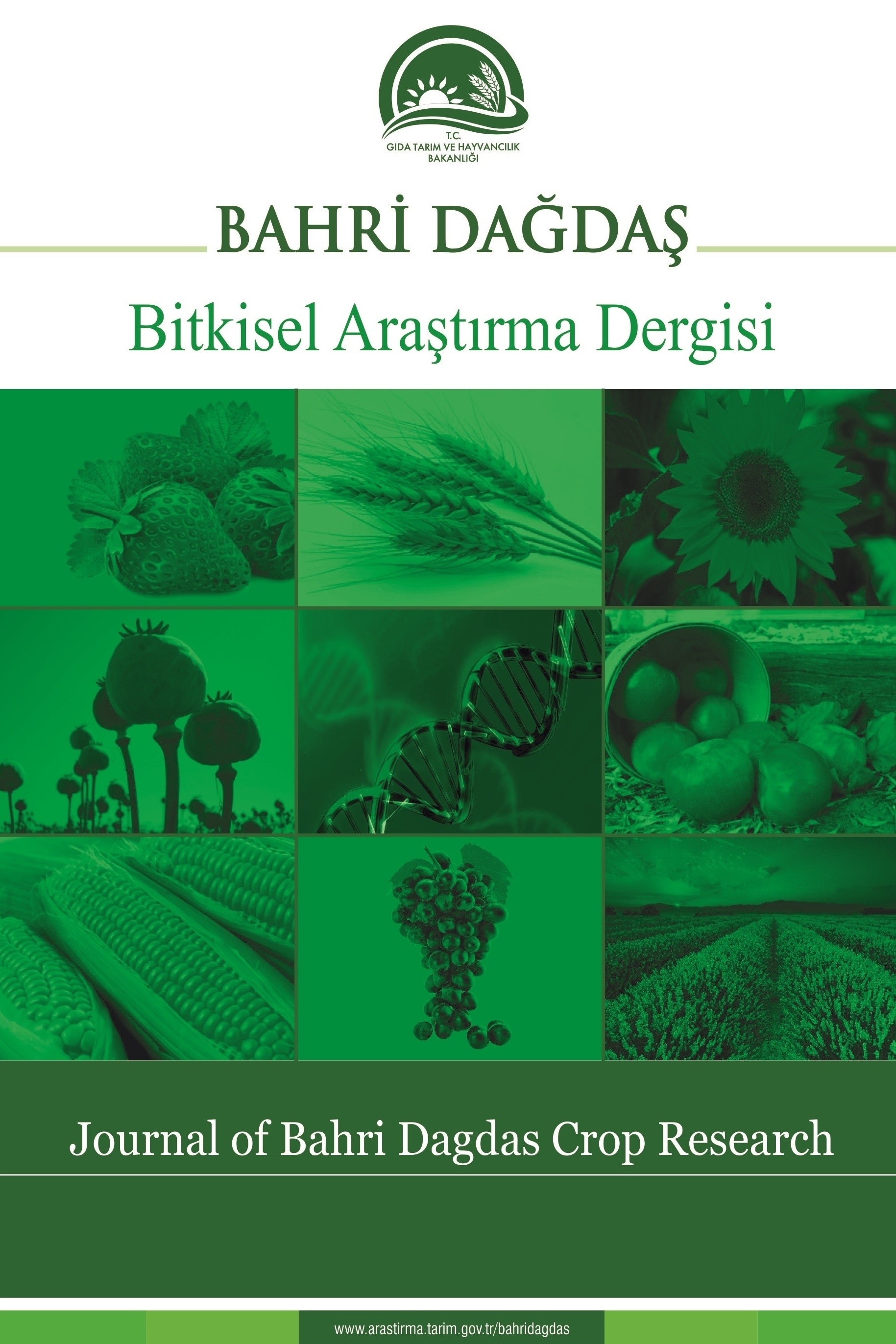 Bahri Dağdaş Bitkisel Araştırma Dergisi-Cover