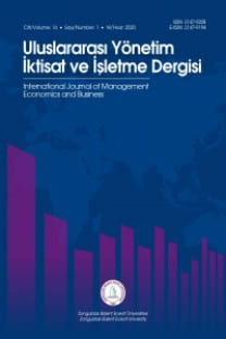 Uluslararası Yönetim İktisat ve İşletme Dergisi-Cover