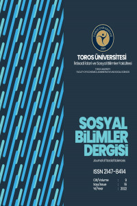 Toros Üniversitesi İİSBF Sosyal Bilimler Dergisi-Cover