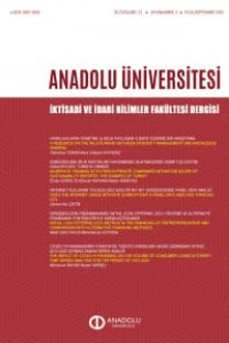 Anadolu Üniversitesi İktisadi ve İdari Bilimler Fakültesi Dergisi-Cover