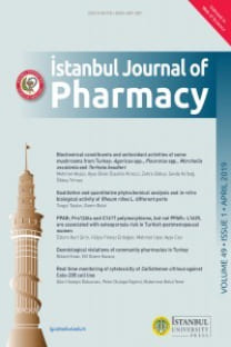 İstanbul Journal of Pharmacy-Cover