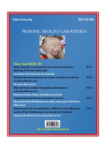 Pediatric Urology Case Reports-Cover