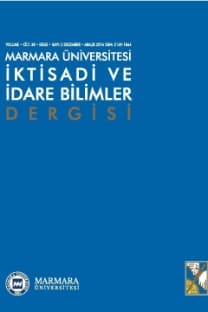 Marmara Üniversitesi İktisadi ve İdari Bilimler Dergisi-Cover