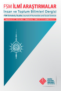 FSM İlmi Araştırmalar İnsan ve Toplum Bilimleri Dergisi-Cover