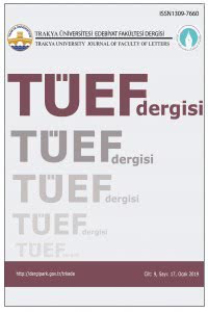 Trakya Üniversitesi Edebiyat Fakültesi Dergisi-Cover
