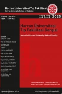 Harran Üniversitesi Tıp Fakültesi Dergisi-Cover