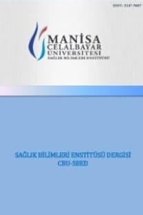 Celal Bayar Üniversitesi Sağlık Bilimleri Enstitüsü Dergisi-Cover