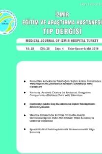 İzmir Eğitim ve Araştırma Hastanesi Tıp Dergisi-Cover