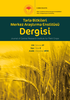 Tarla Bitkileri Merkez Araştırma Enstitüsü Dergisi-Cover