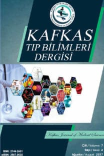 Kafkas Tıp Bilimleri Dergisi-Cover