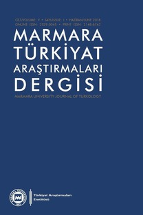Marmara Türkiyat Araştırmaları Dergisi-Cover
