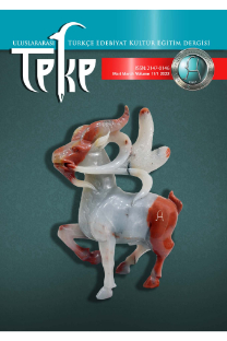 Uluslararası Türkçe Edebiyat Kültür Eğitim (TEKE) Dergisi-Cover