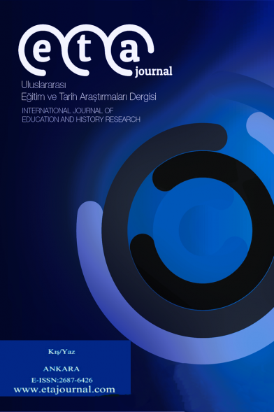 Uluslararası Eğitim ve Tarih Araştırmaları Dergisi-Cover
