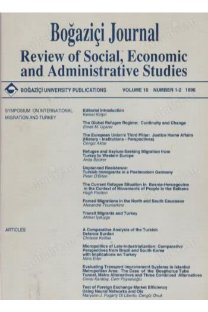 Bogazici Journal: Review of Social, Economic and Administrative Studies-Cover