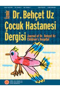 İzmir Dr. Behçet Uz Çocuk Hastanesi Dergisi-Cover