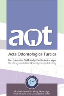Acta Odontologica Turcica-Cover