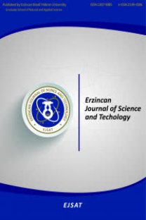 Erzincan Üniversitesi Fen Bilimleri Enstitüsü Dergisi-Cover