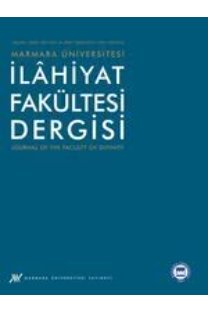 Marmara Üniversitesi İlahiyat Fakültesi Dergisi-Cover