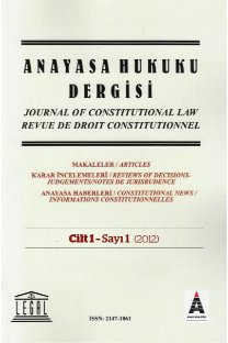 Anayasa Hukuku Dergisi-Cover