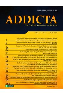 Addicta: The Turkish Journal on Addictions-Cover