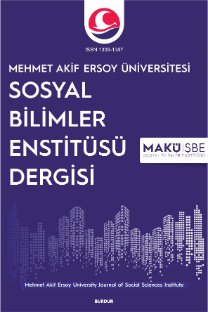 Mehmet Akif Ersoy Üniversitesi Sosyal Bilimler Enstitüsü Dergisi-Cover